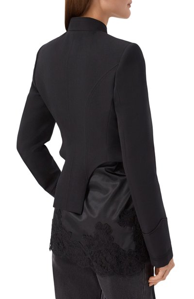 Шерстяной жакет ANN DEMEULEMEESTER черного цвета по цене 199000 руб., арт. B0014513/FA761, фото 4 Шерстяной жакет ANN DEMEULEMEESTER, арт. B0014513/FA761, фото 4