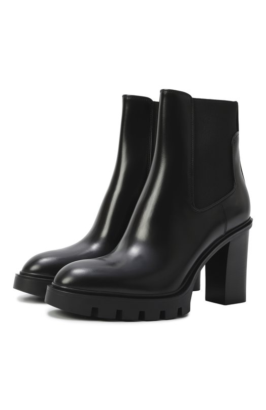 Кожаные ботильоны Santoni WTCG59599HL8BUDY Чёрный WTCG59599HL8BUDY