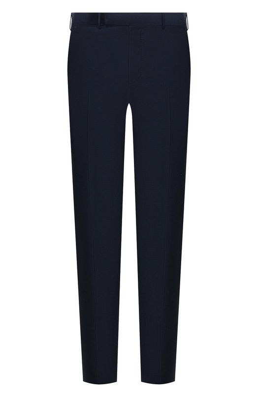 Шерстяные брюки Zegna 726F10A7/75TB12 Синий 726F10A7/75TB12