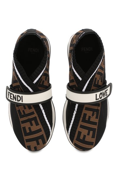 Текстильные кроссовки FENDI, арт. JMR320/AAE1/32-39, фото 4