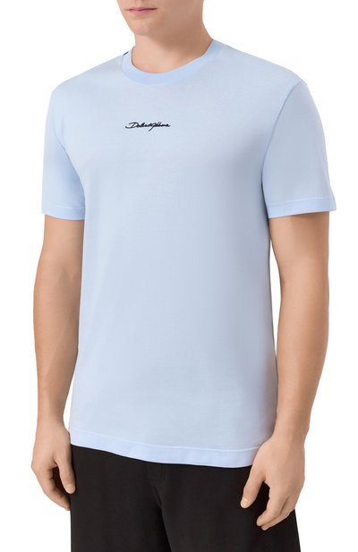 Хлопковая футболка DOLCE & GABBANA, арт. G8RN8Z/G7NUB, фото 3