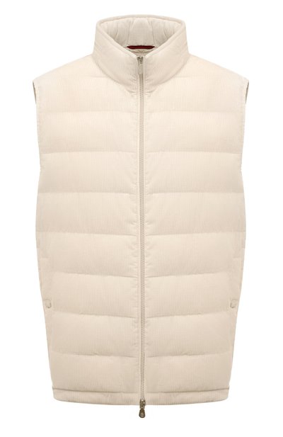 Мужской пуховый жилет из вельвета BRUNELLO CUCINELLI, арт. ML4631714