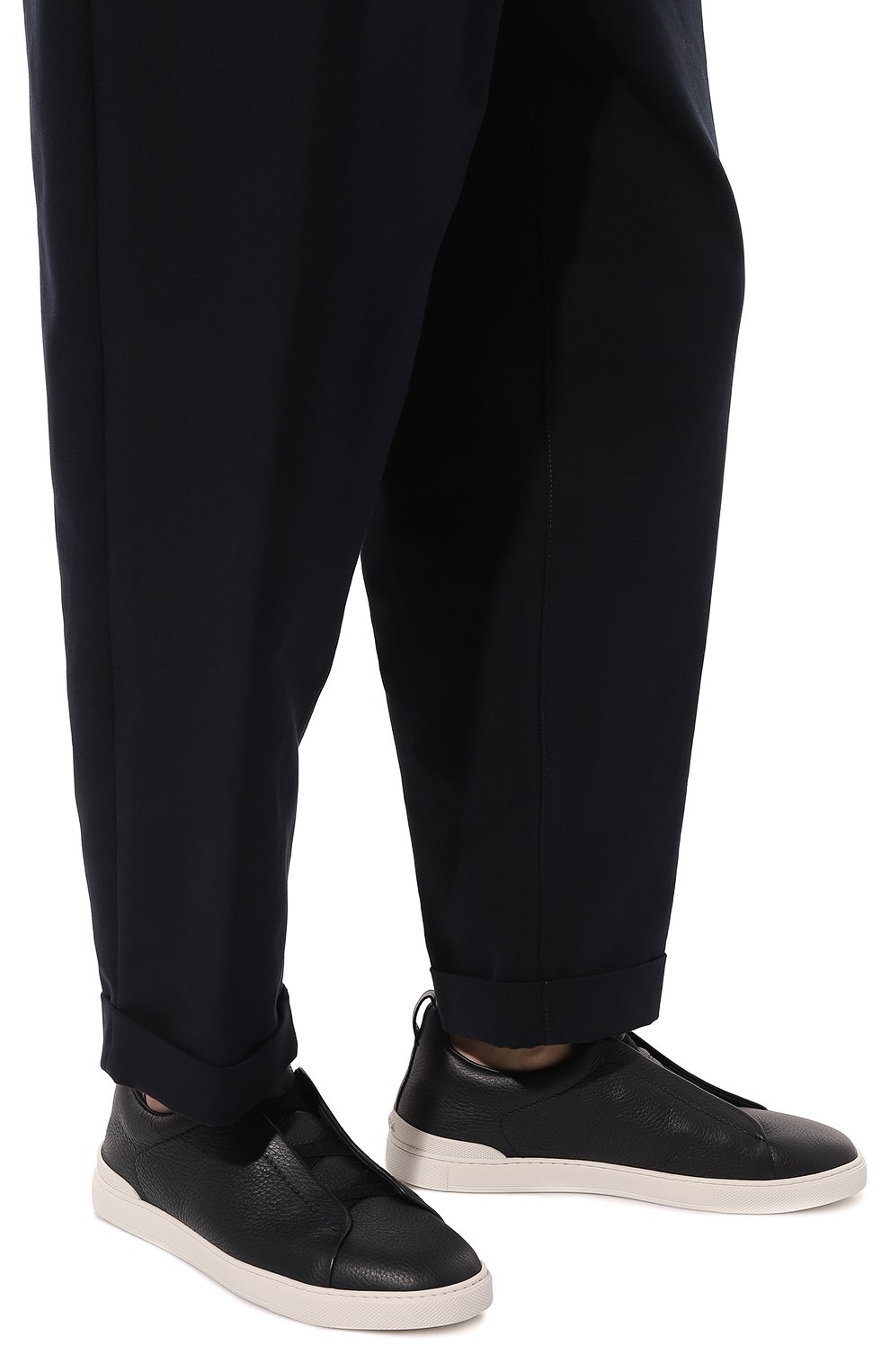 Кожаные кеды triple stitch ZEGNA, арт. S4667Z-LHCVO, фото 3