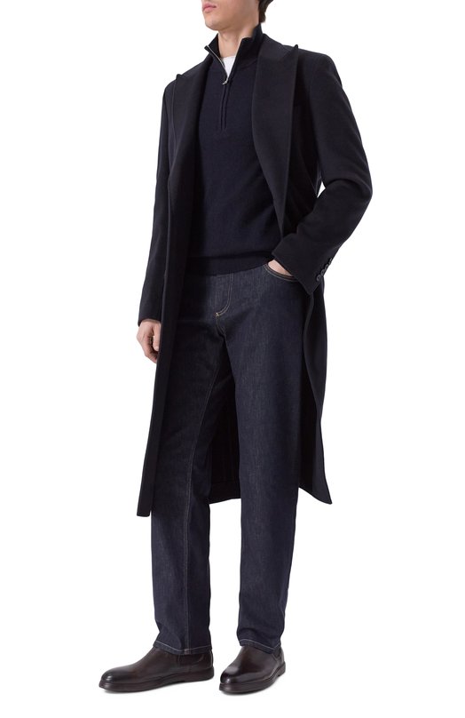 Кашемировый джемпер Jacob Cohen 25I P/JUM_SF003 000 X0012 FL Синий  25I P/JUM_SF003 000 X0012 FL Фото 2