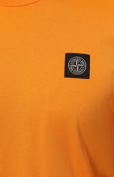Хлопковая футболка STONE ISLAND, арт. 101524113, фото 5