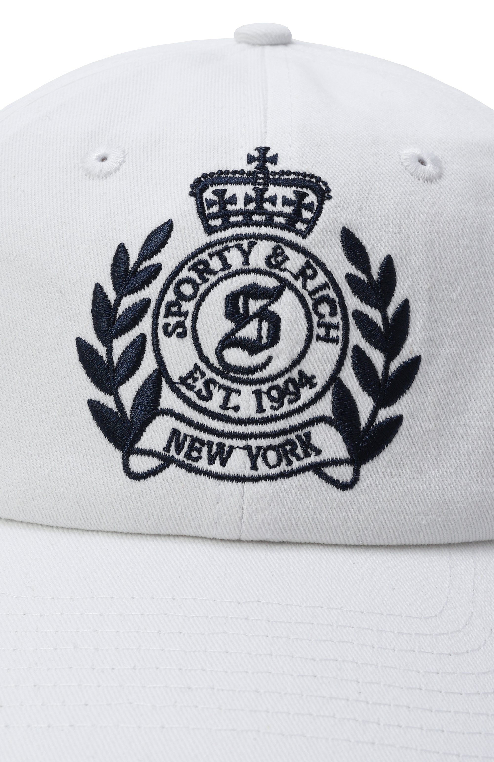 Хлопковая бейсболка SPORTY AND RICH, арт. AC040620241WH01, фото 4