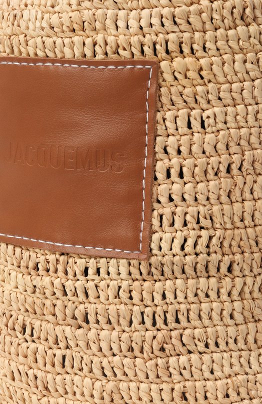 Панама из рафии Jacquemus 245AC642-3072 Бежевый  245AC642-3072 Фото 4