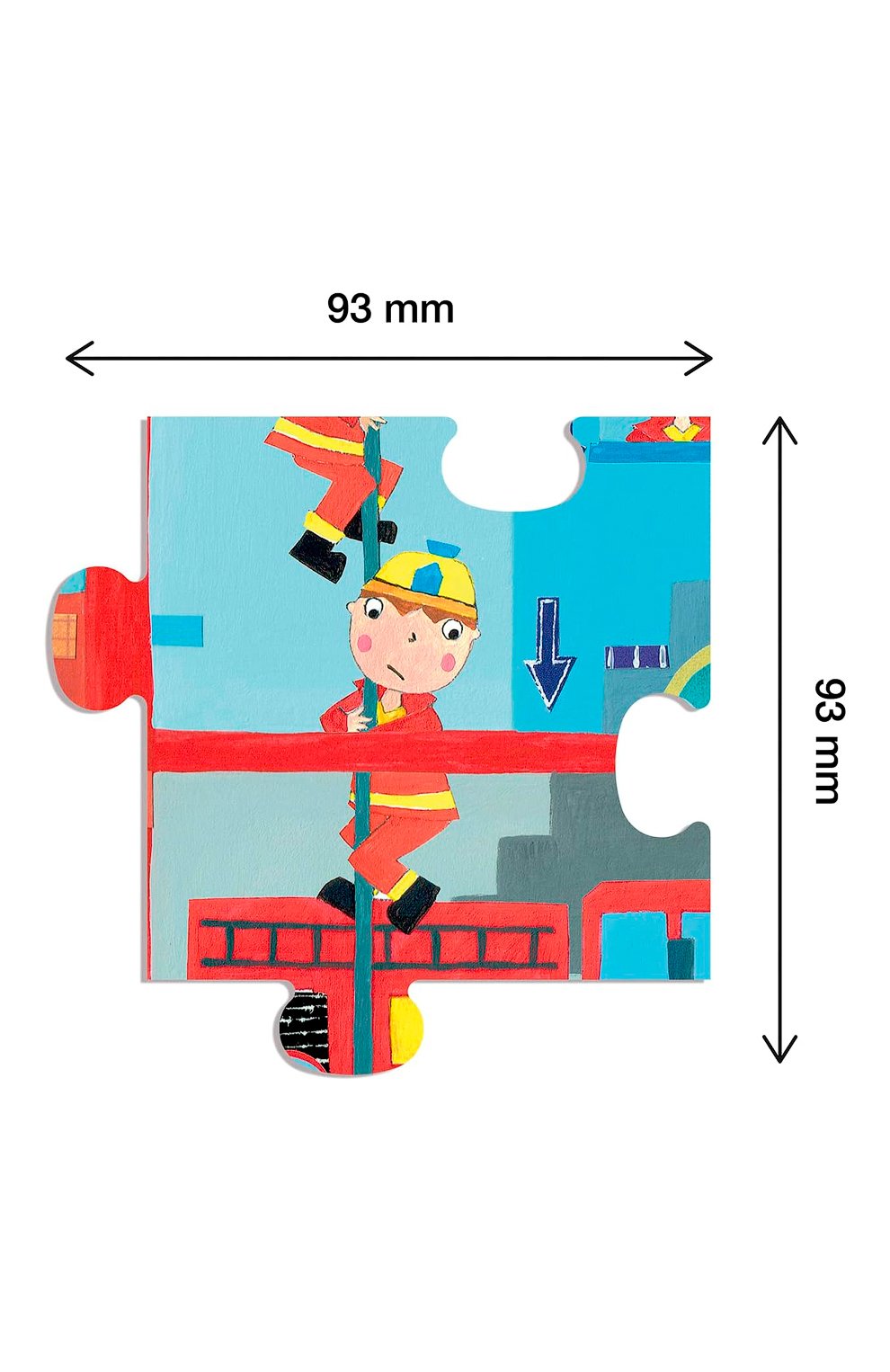 Пазл пожарная станция в металлической коробке  APLI KIDS, арт. 19014, фото 2