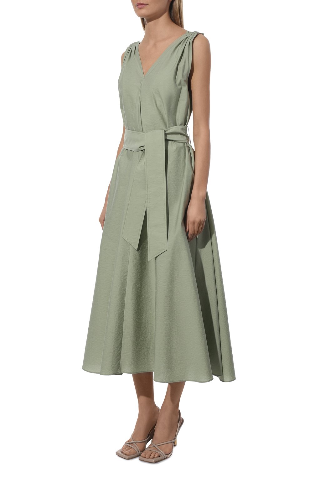 Хлопковое платье BRUNELLO CUCINELLI, арт. M0F79A4538, фото 3