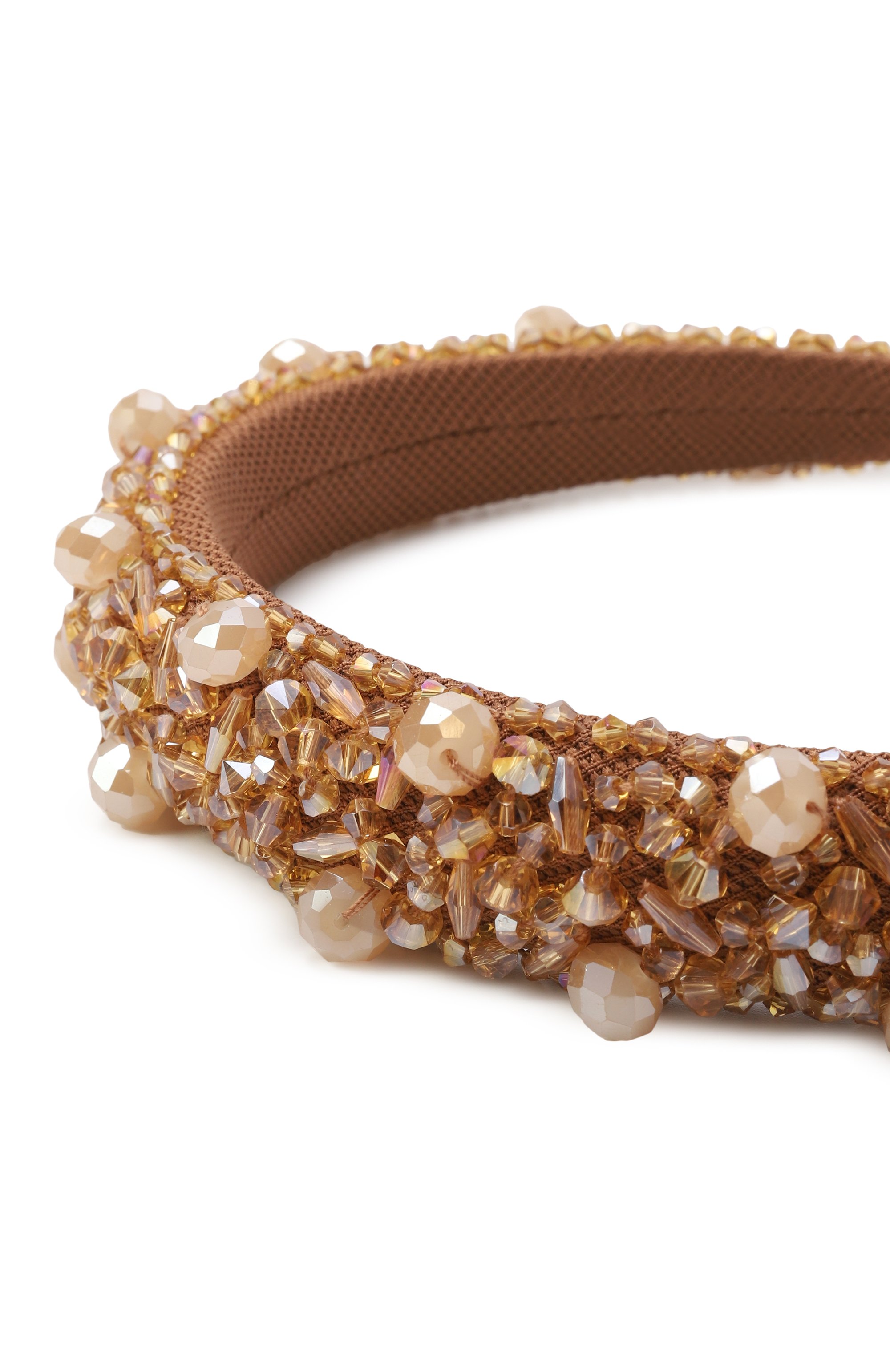 Ободок JUNEFEE коричневого цвета по цене 17800 руб., арт. 7779, фото 3 Ободок JUNEFEE, арт. 7779, фото 3