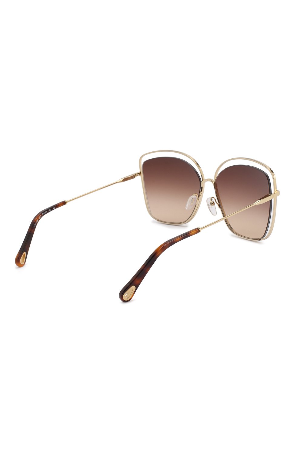 Солнцезащитные очки CHLOÉ коричневого цвета по цене 24550 руб., арт. 133S-213, фото 4 Солнцезащитные очки CHLOÉ, арт. 133S-213, фото 4