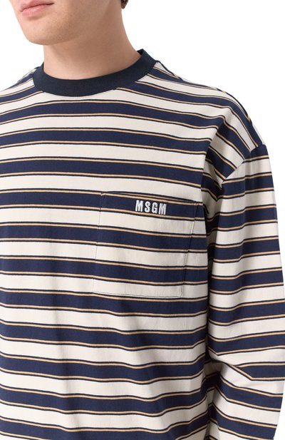 Хлопковый лонгслив MSGM, арт. 4040MM115D/267019, фото 5