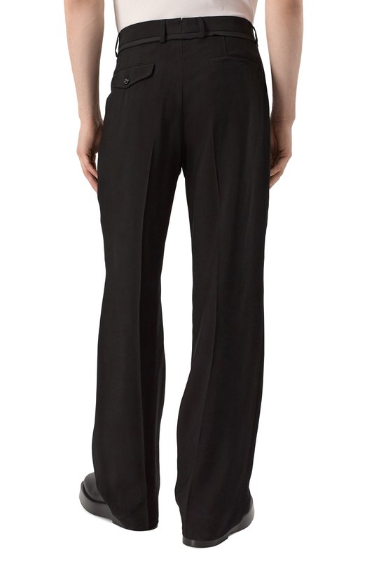 Брюки из вискозы Ann Demeulemeester B0012454/FA558 Чёрный  B0012454/FA558 Фото 4