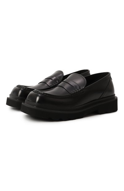 Мужские кожаные пенни-лоферы city trek DOLCE & GABBANA, арт. A30204/A1203