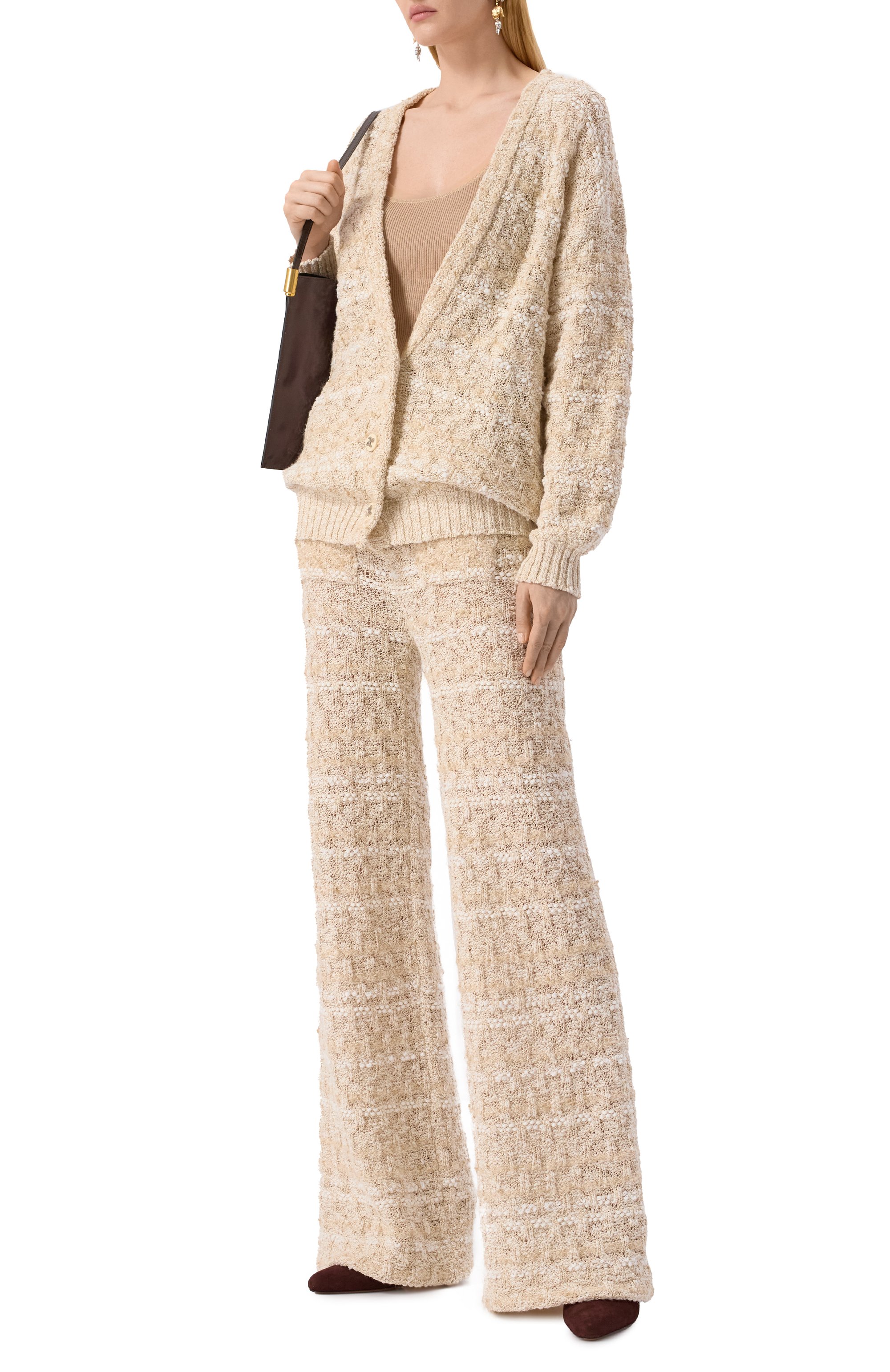 Брюки из хлопка и вискозы AND THE BRAND, арт. S25-P066-1004-102, фото 2