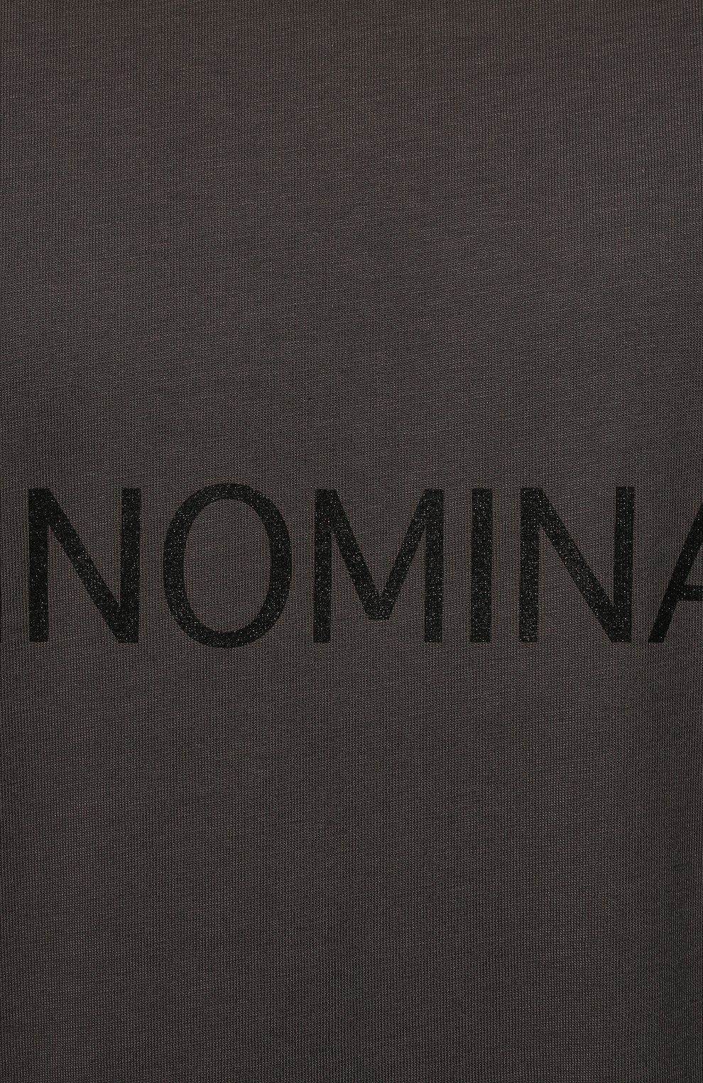 Хлопковая футболка HINNOMINATE темно-серого цвета по цене 6960 руб., арт. HUW2/HNM127, фото 5 Хлопковая футболка HINNOMINATE, арт. HUW2/HNM127, фото 5