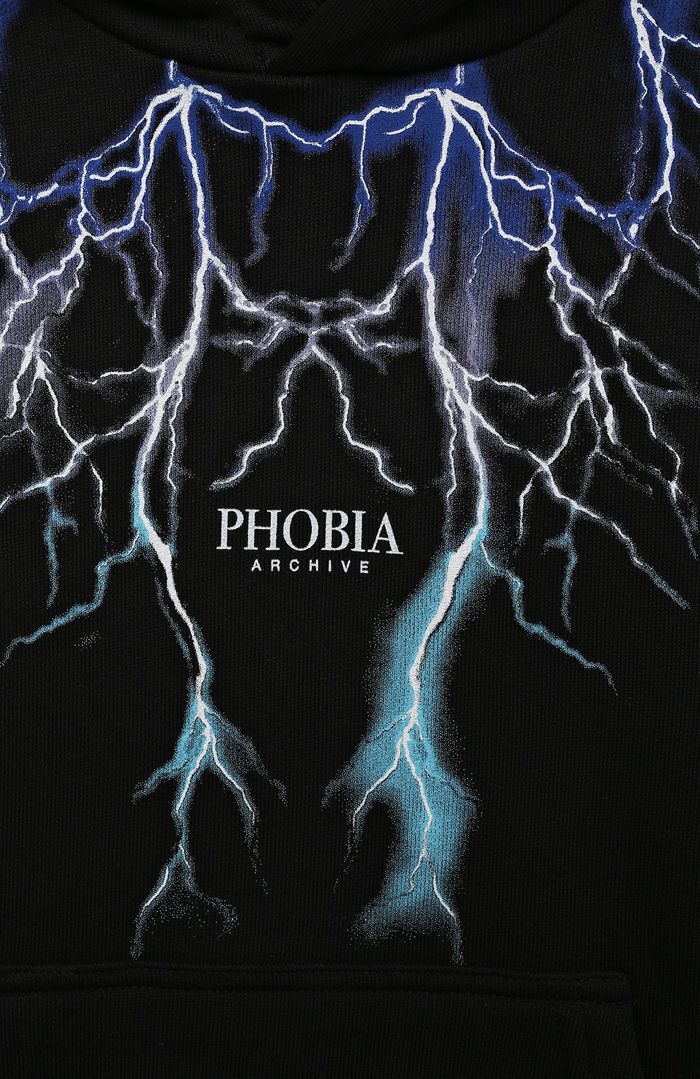 Хлопковое худи PHOBIA ARCHIVE черного цвета по цене 11800 руб., арт. PHK00110BLGRLB, фото 3 Хлопковое худи PHOBIA ARCHIVE, арт. PHK00110BLGRLB, фото 3