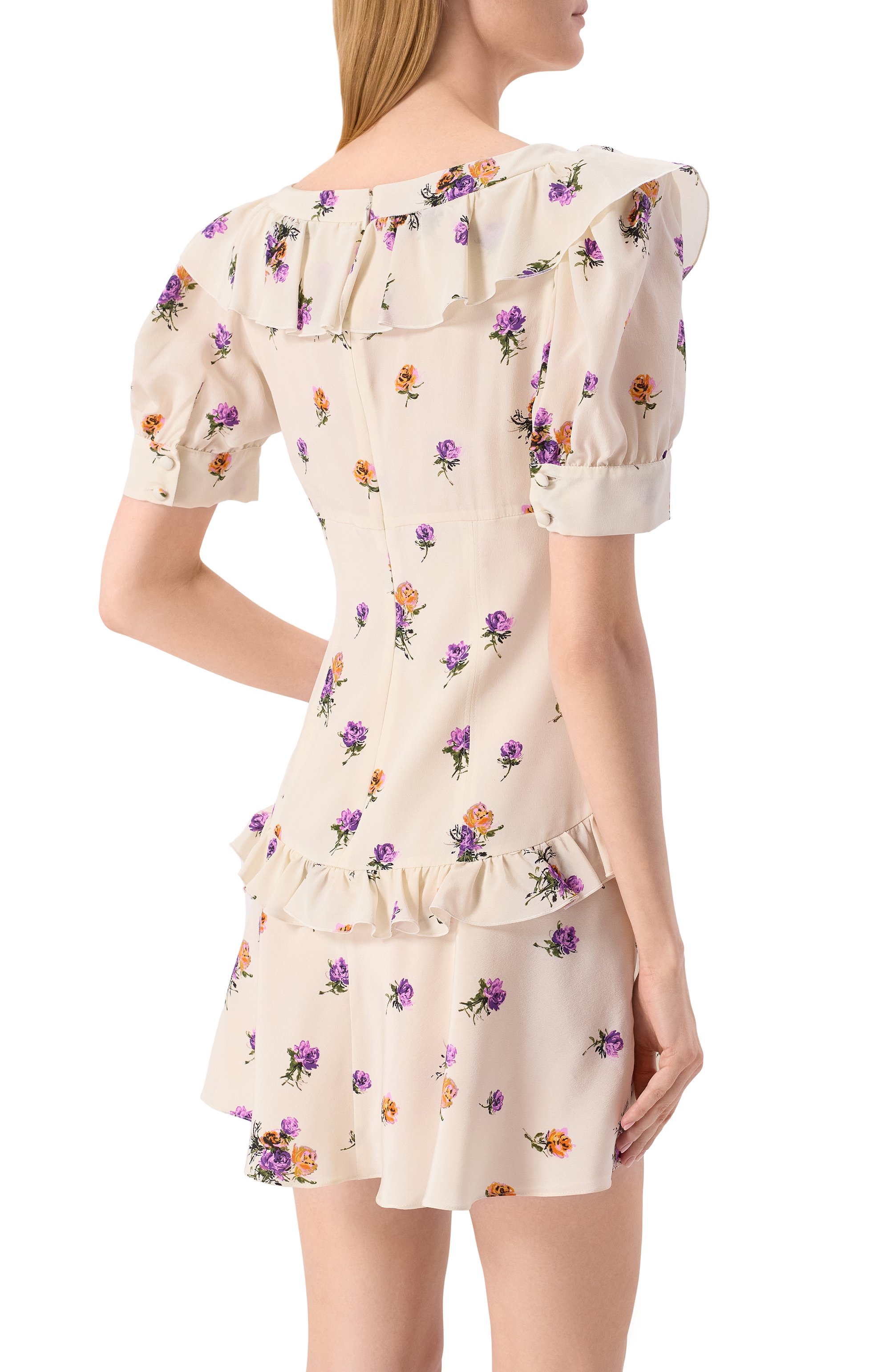 Шелковое платье ALESSANDRA RICH, арт. FABX4002-F4466, фото 4