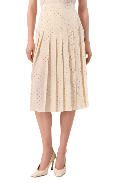 Шелковая юбк�а ALESSANDRA RICH, арт. FABX4076-F4508, фото 3