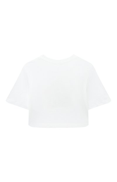 Хлопковая футболка MSGM KIDS, арт. MS029453, фото 2