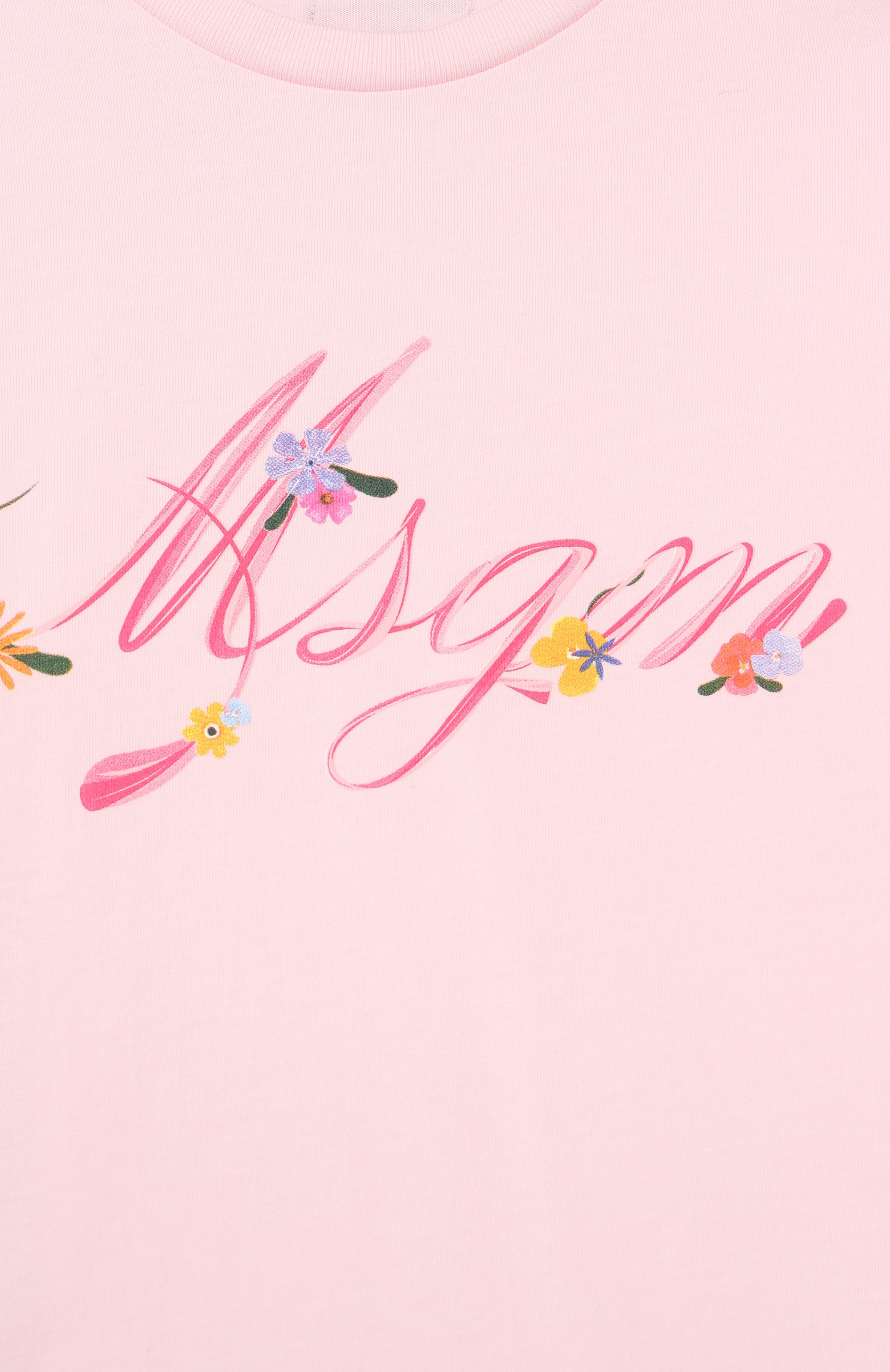 Хлопковая футболка MSGM KIDS, арт. S6MSJGTH015, фото 3