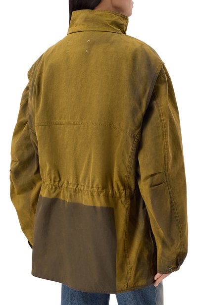 Хлопковая парка MAISON MARGIELA хаки цвета по цене 465000 руб., арт. S51AM0524/M35955, фото 4 Хлопковая парка MAISON MARGIELA, арт. S51AM0524/M35955, фото 4
