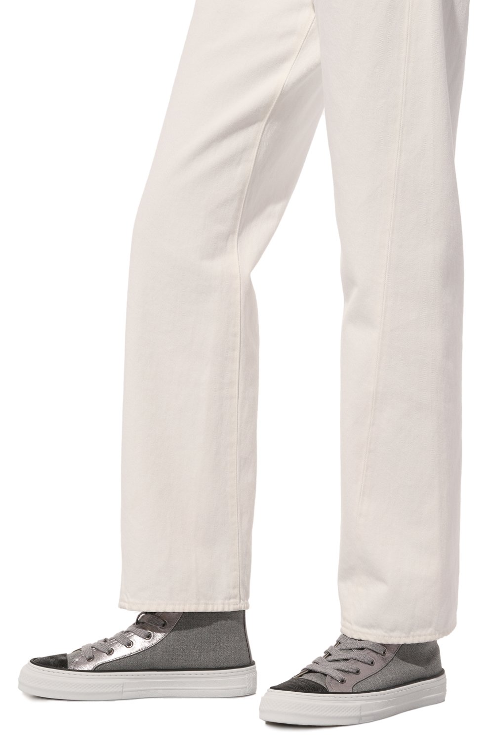 Текстильные кеды BRUNELLO CUCINELLI, арт. MZ25G2761P, фото 3