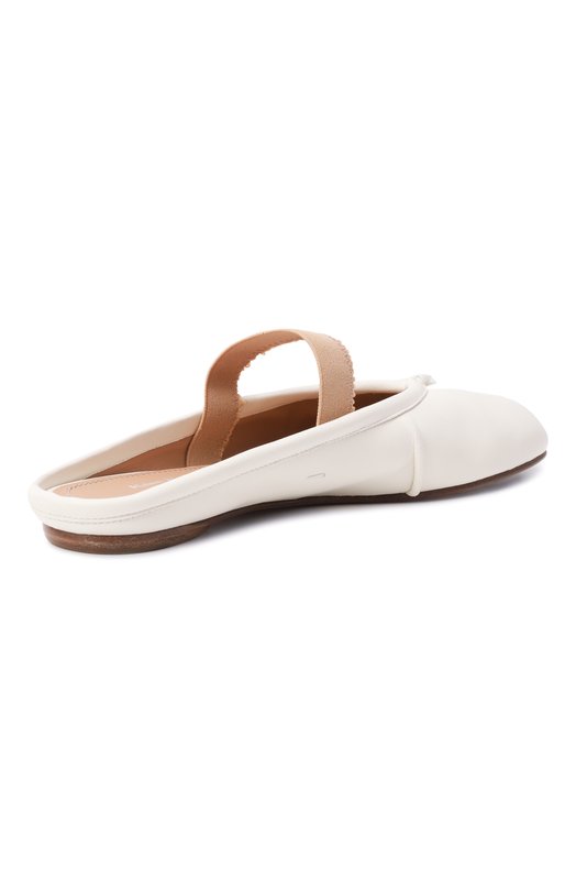 Кожаные сабо Tabi Maison Margiela S39WZ0103/P6853 Белый  S39WZ0103/P6853 Фото 5