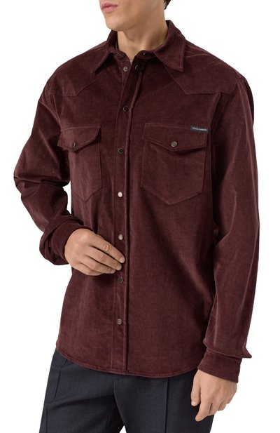 Вельветовая рубашка DOLCE & GABBANA, арт. G5MA1T/GJ589, фото 3