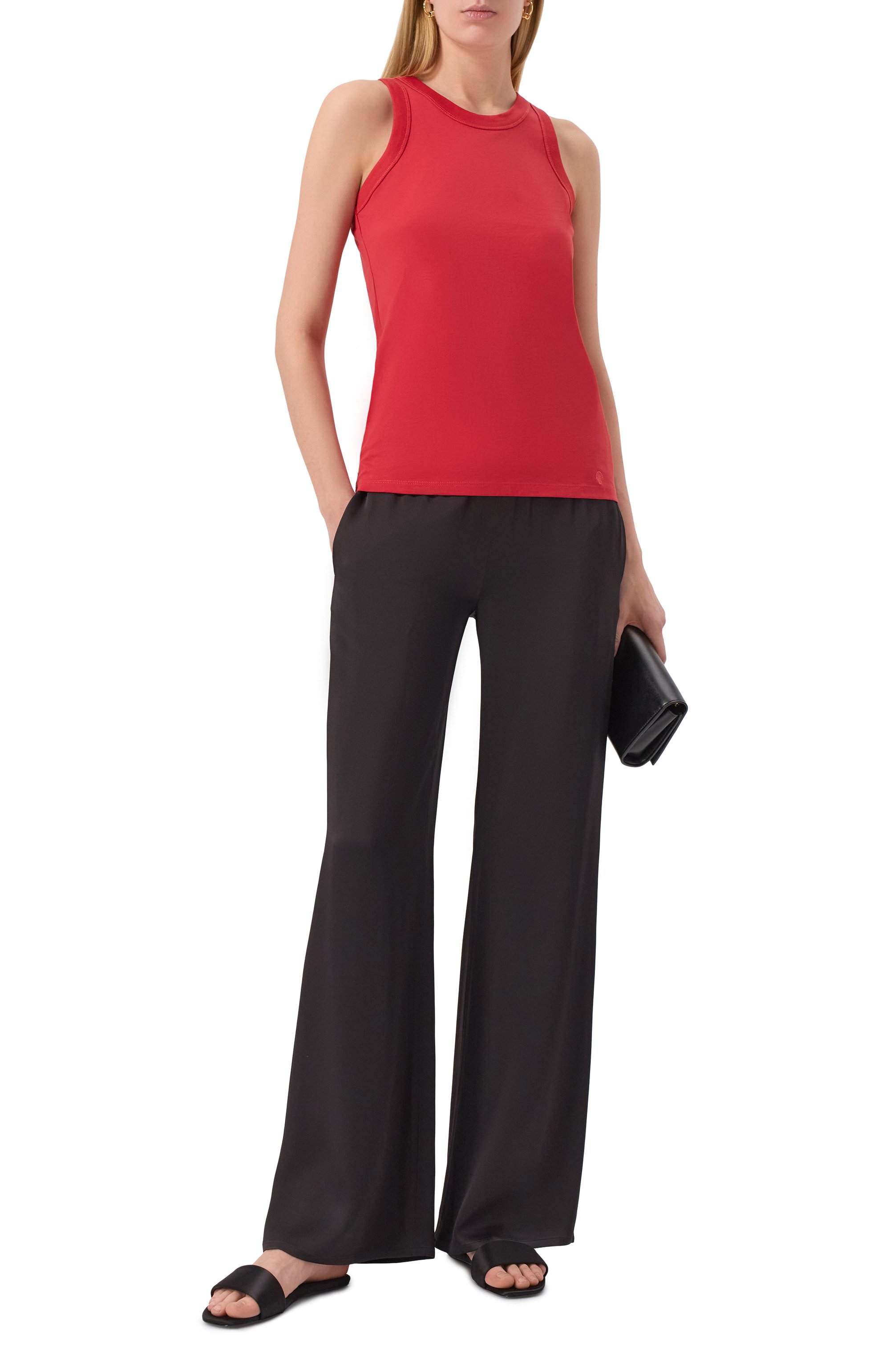 Хлопковая майка LOULOU DE SAISON, арт. P0S0, фото 2