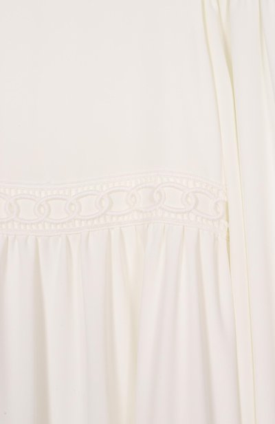 Платье ELIE SAAB JUNIOR молочного цвета по цене 94000 руб., арт. EFAB126 MXML/TS1036, фото 3 Платье ELIE SAAB JUNIOR, арт. EFAB126 MXML/TS1036, фото 3