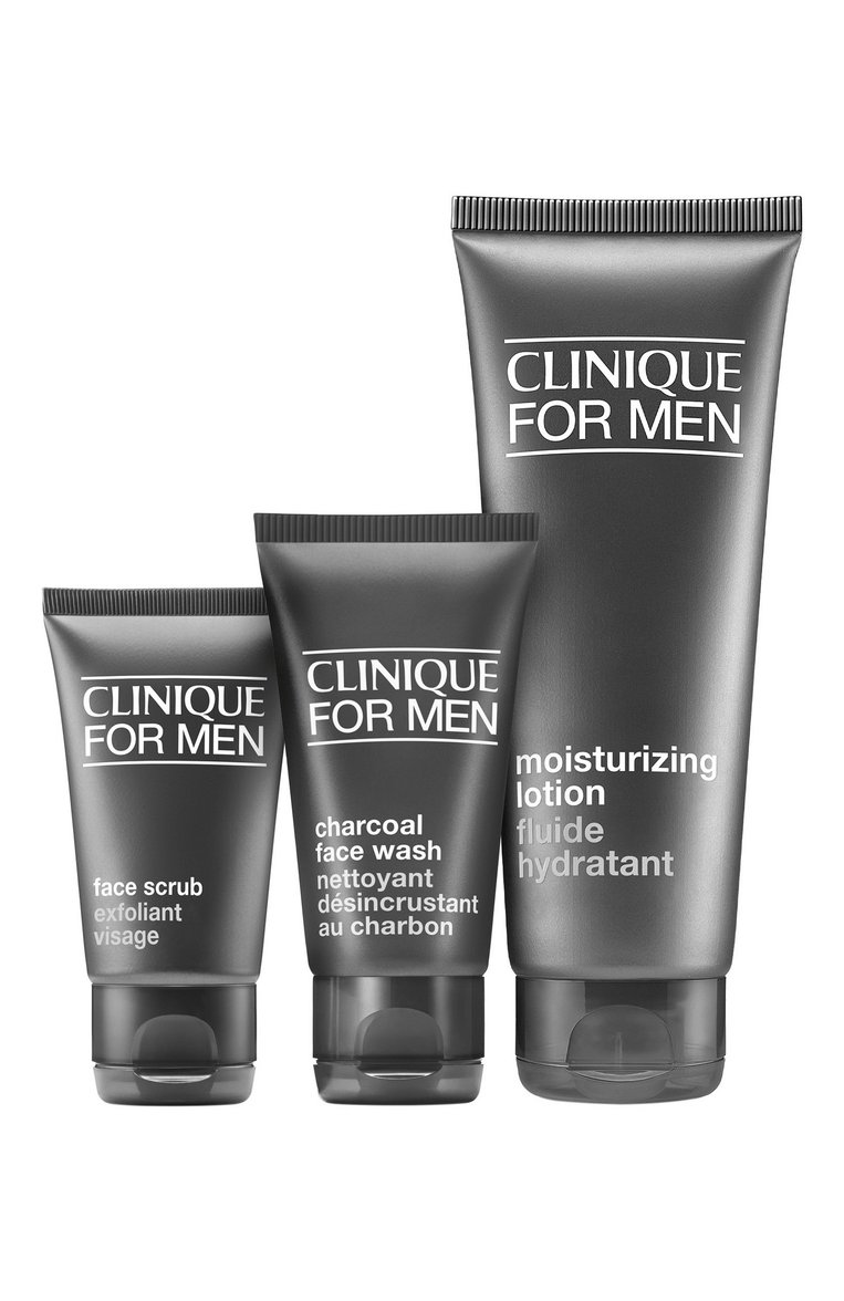Мужское набор daily hydration (50+30+100ml) CLINIQUE бесцветного цвета, арт. V2QX-01 | Фото 2 (Нос: Не проставлено; Региональные ограничения белый список (Axapta Mercury): Не проставлено; Косметика кросс-кт: Уход М)
