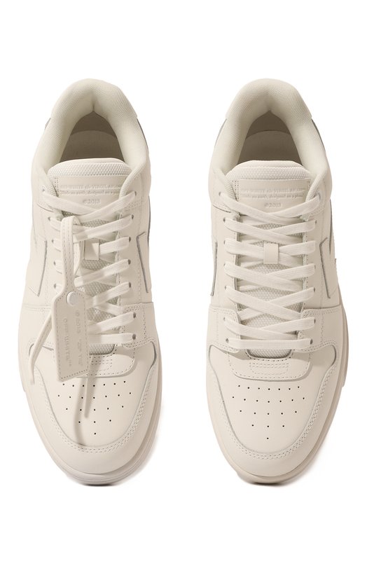 Кожаные кеды Out Of Office Off-White 0MIA189C99LEA009 Кремовый  0MIA189C99LEA009 Фото 7
