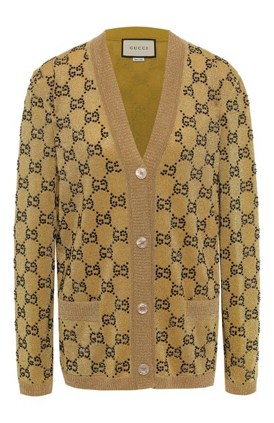 Женский кардиган с декоративной отделкой GUCCI, арт. 555043/XKAHX