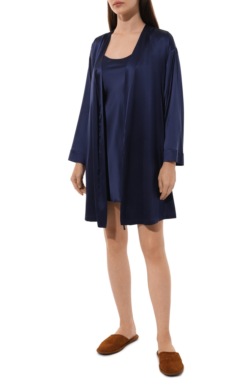 Шелковый халат I.D. SARRIERI, арт. M4161, фото 2