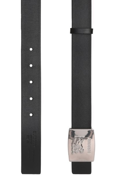 Двусторонний ремень BURBERRY черного цвета по цене 64700 руб., арт. 8112217, фото 4 Двусторонний ремень BURBERRY, арт. 8112217, фото 4