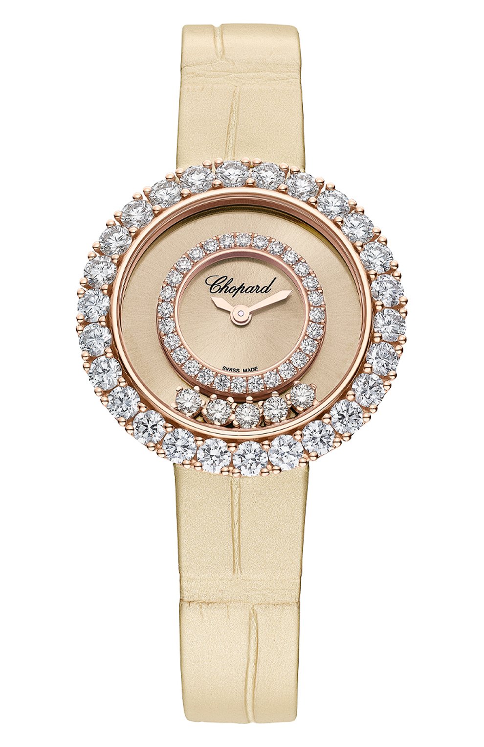 Часы icons round CHOPARD бесцветного цвета по цене 5057000 руб., арт. 205369-5002, фото 1 Часы icons round CHOPARD, арт. 205369-5002, фото 1