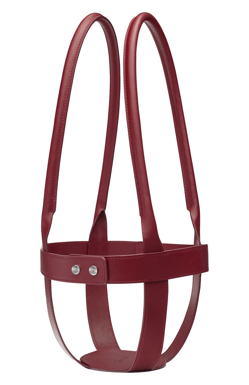 Кожаный держатель для набора mood CHRISTOFLE бордового цвета по цене 63800 руб., арт. 07753299, фото 1 Кожаный держатель для набора mood CHRISTOFLE, арт. 07753299, фото 1