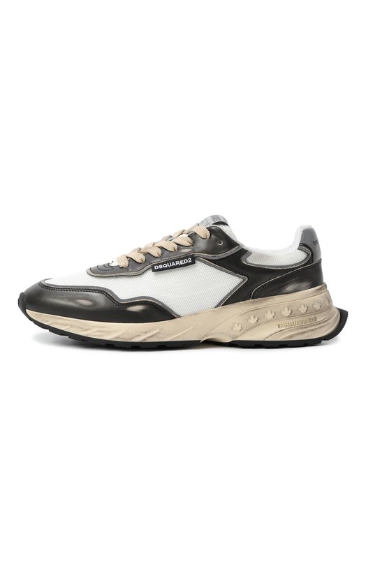 Комбинированные кроссовки Sprinter Dsquared2 SNM0401/Y7708184 Чёрно-белый  SNM0401/Y7708184 Фото 4