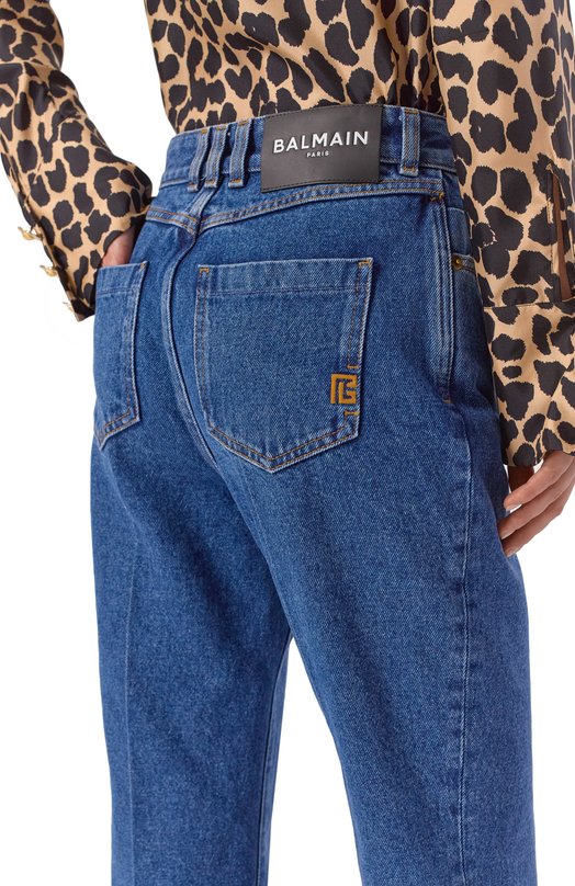 Джинсы Balmain GF1MI070/DG08 Синий  GF1MI070/DG08 Фото 5