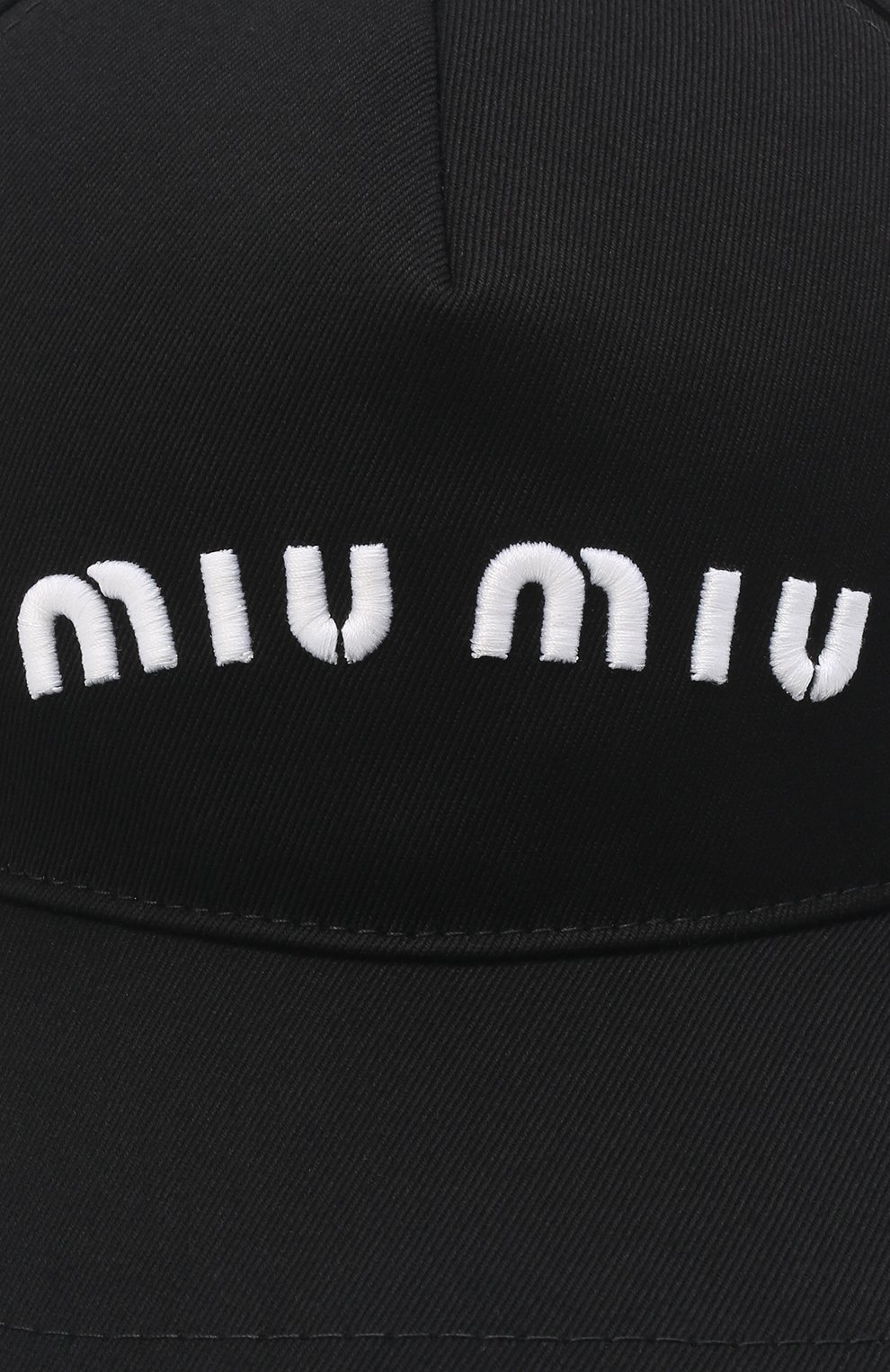 Хлопковая бейсболка MIU MIU, арт. 5HC179-2DOQ-F0967, фото 4