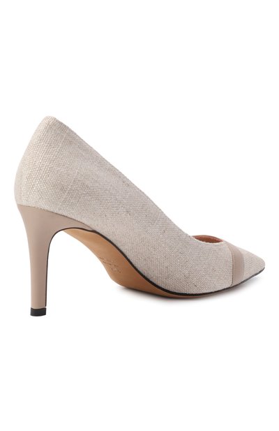 Текстильные туфли KITON светло-бежевого цвета по цене 119500 руб., арт. D61829K0902H02, фото 5 Текстильные туфли KITON, арт. D61829K0902H02, фото 5