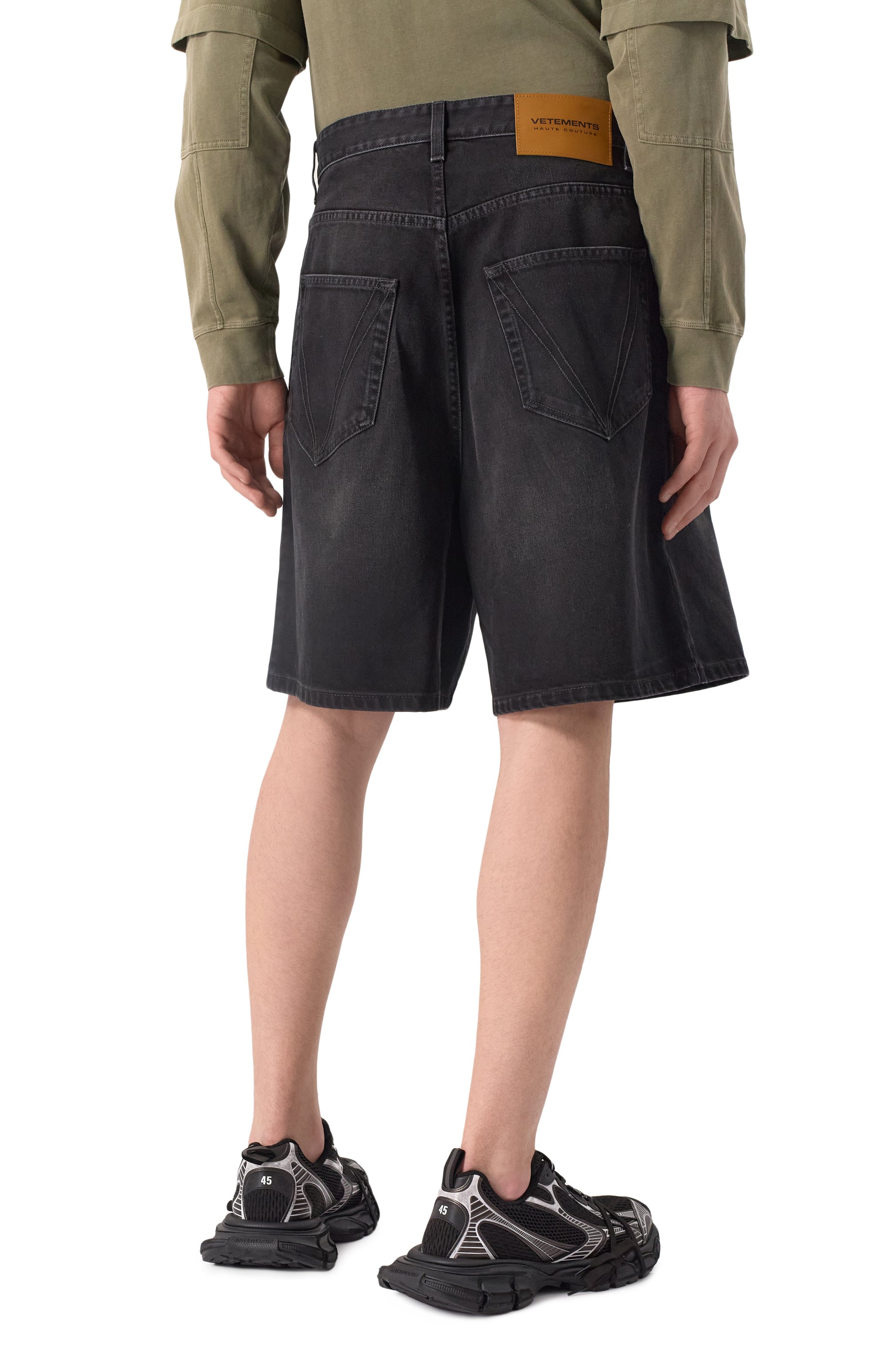 Джинсовые шорты VETEMENTS, арт. UA66SS500B, фото 4
