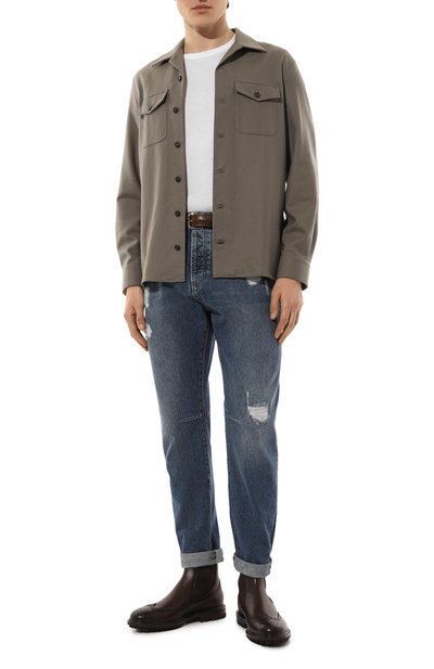 Шерстяная куртка-рубашка BRUNELLO CUCINELLI, арт. M038P0710, фото 2