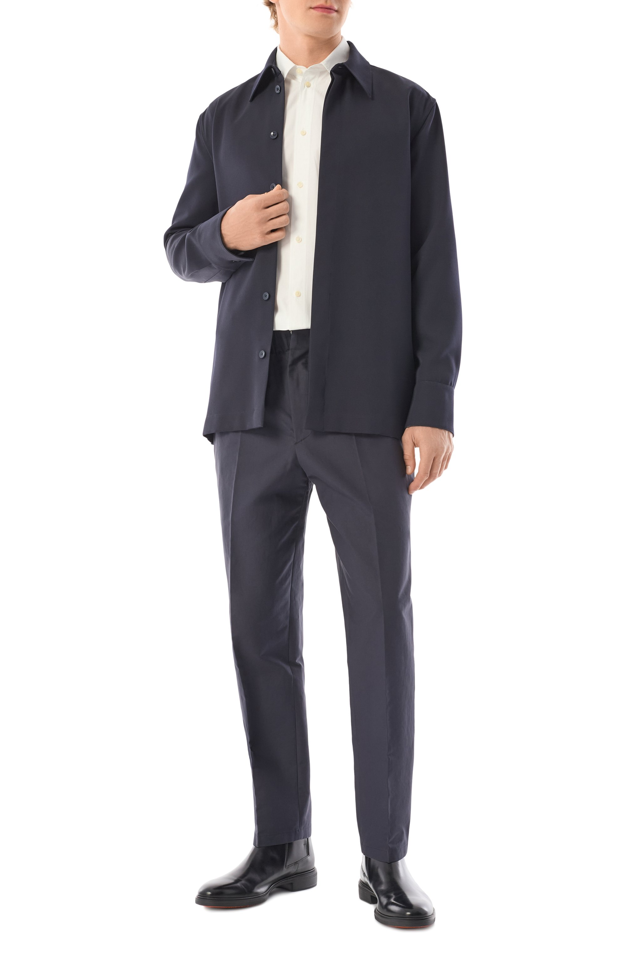 Кожаные челси easy on SANTONI, арт. MGEG18937NEAXNTG, фото 2