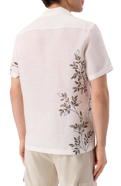 Льняная рубашка VAN LAACK белого цвета по цене 34950 руб., арт. VL-RIDU-S/170549, фото 4 Льняная рубашка VAN LAACK, арт. VL-RIDU-S/170549, фото 4