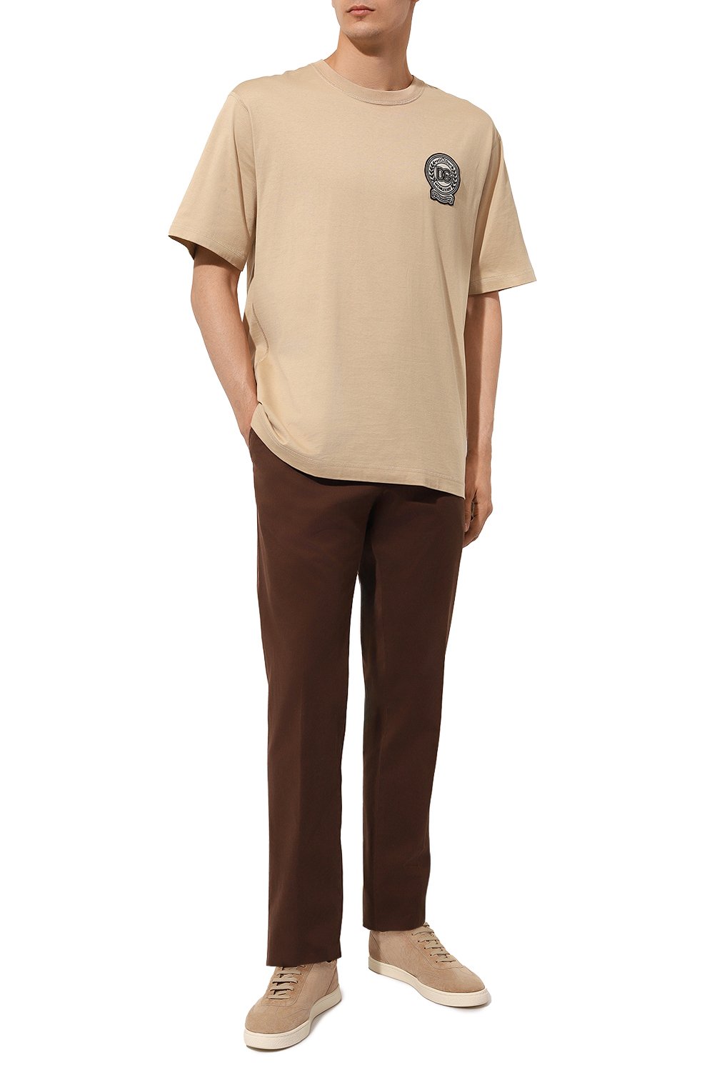 Хлопковая футболка DOLCE & GABBANA, арт. G8PN9Z/G7NYE, фото 2