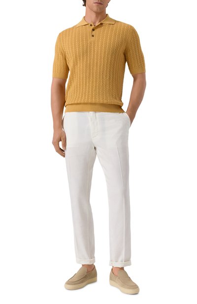 Поло изо льна и хлопка SLOWEAR, арт. 810212/Z1355, фото 2