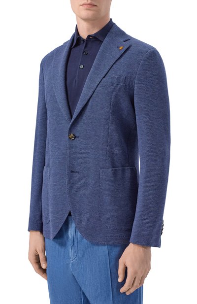 Пиджак из шерсти и хлопка SARTORIA LATORRE, арт. JD74/JJ177, фото 3