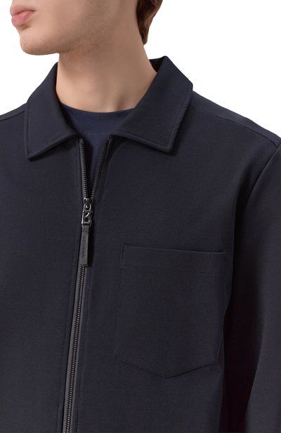 Куртка из вискозы BOGNER темно-синего цвета по цене 48300 руб., арт. 88309360, фото 5 Куртка из вискозы BOGNER, арт. 88309360, фото 5